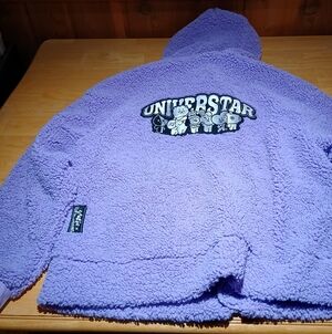 Universtar Purple Fleece Jacket With Hood